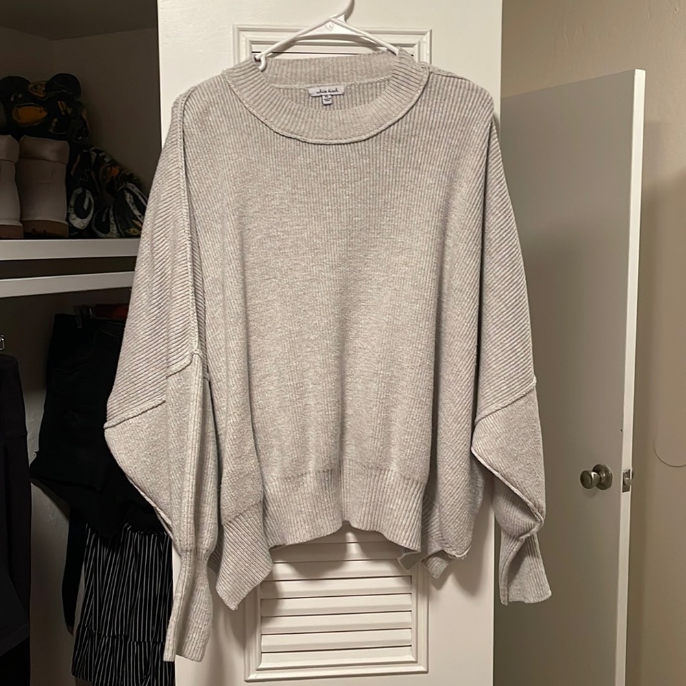 Grey cozy sweater